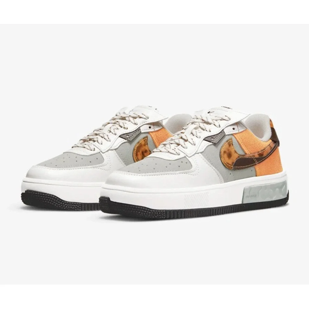 Nike Air Force 1 Fontanka Women's Sz 9.5‎ Phantom/Light Curry DR0151 New